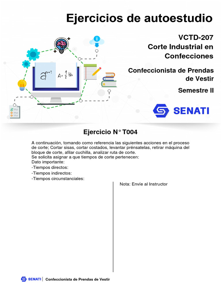 Tiempos de Corte en Confección Textil | PDF