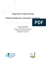 Segundo parcial de Historia Medieval y Temprano Moderna