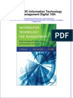 Information Technology For Management Digital 10Th Full Chapter