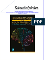 Information Technology For The Health Professions 5Th Edition Full Chapter