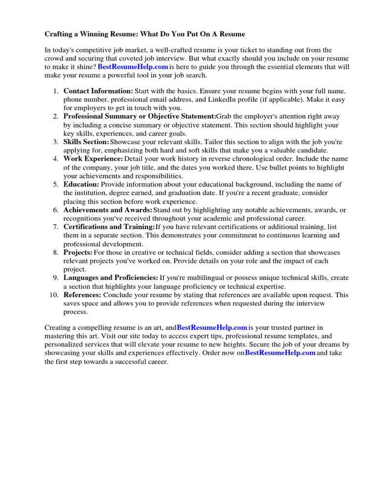 Title For Reference On Application What Do You Put