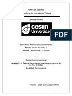 2.1. Resumen de Conceptos Generales y Aplicaciones de Muestreo de Trabajo