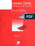 Slavoj Zizek - Gıdıklanan Özne (Politik Ontolojinin Yok Merkezi) - - ид5Ом3