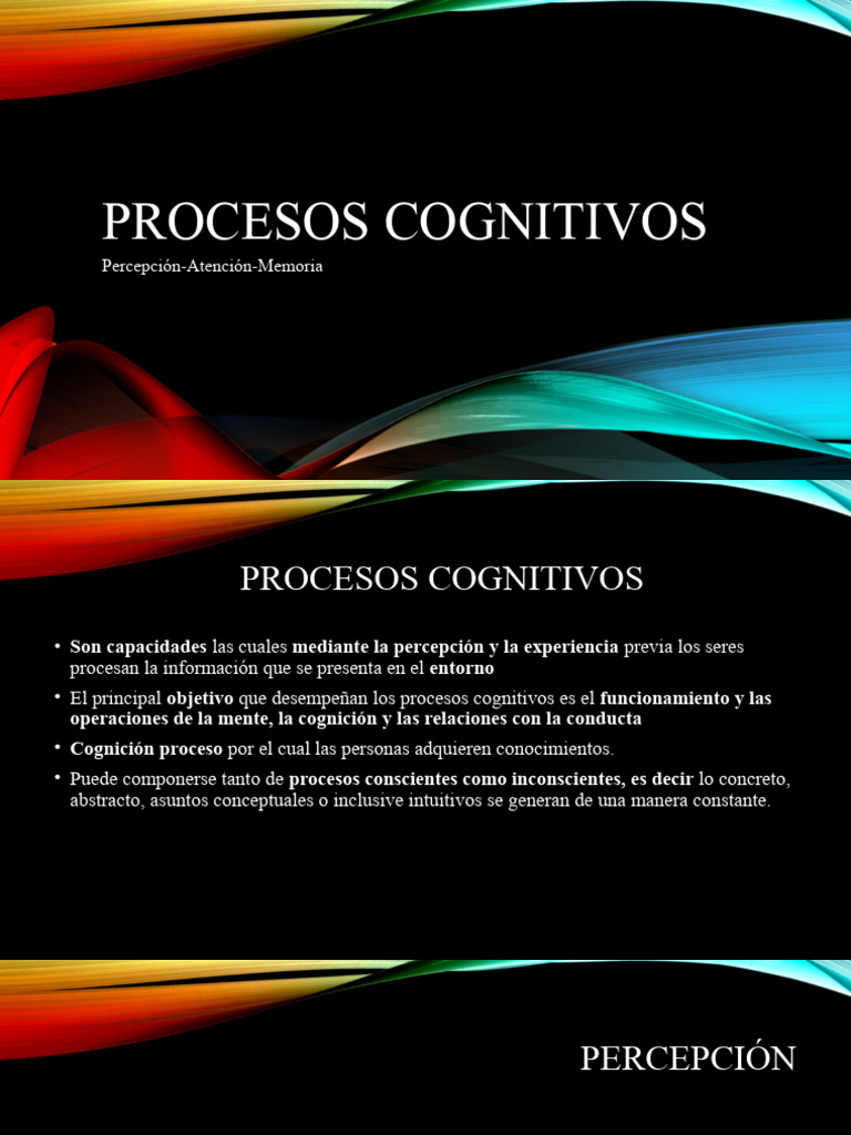 Percepcion Atencion Y Memoria Pdf Atención Memoria