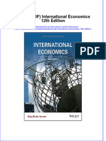 International Economics 12Th Edition Full Chapter