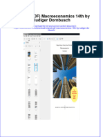 Original Macroeconomics 14Th by Rudiger Dornbusch Full Chapter