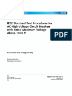Standard Test Procedures For AC High-Voltage Circuit Breakers With Rated Maximum Voltage Above V