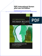 International Human Rights Law 3Rd Edition Full Chapter