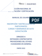 2022 01 25 Manual para Inscripcion Matriculacion Cursos Autocapacitacion v.3.0 Octubre 1