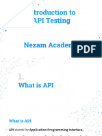 API Testing Slides