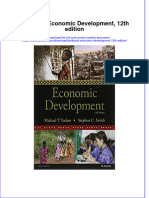 Textbook Economic Development 12Th Edition Full Chapter
