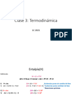 Resumen Clase 3 Termodinámica 2C2021