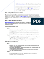 Resume Format PDF Doc