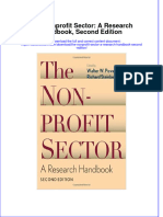 The Nonprofit Sector A Research Handbook Second Edition Full Chapter