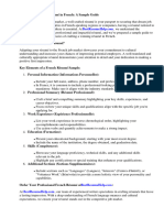 Resume in French Sample