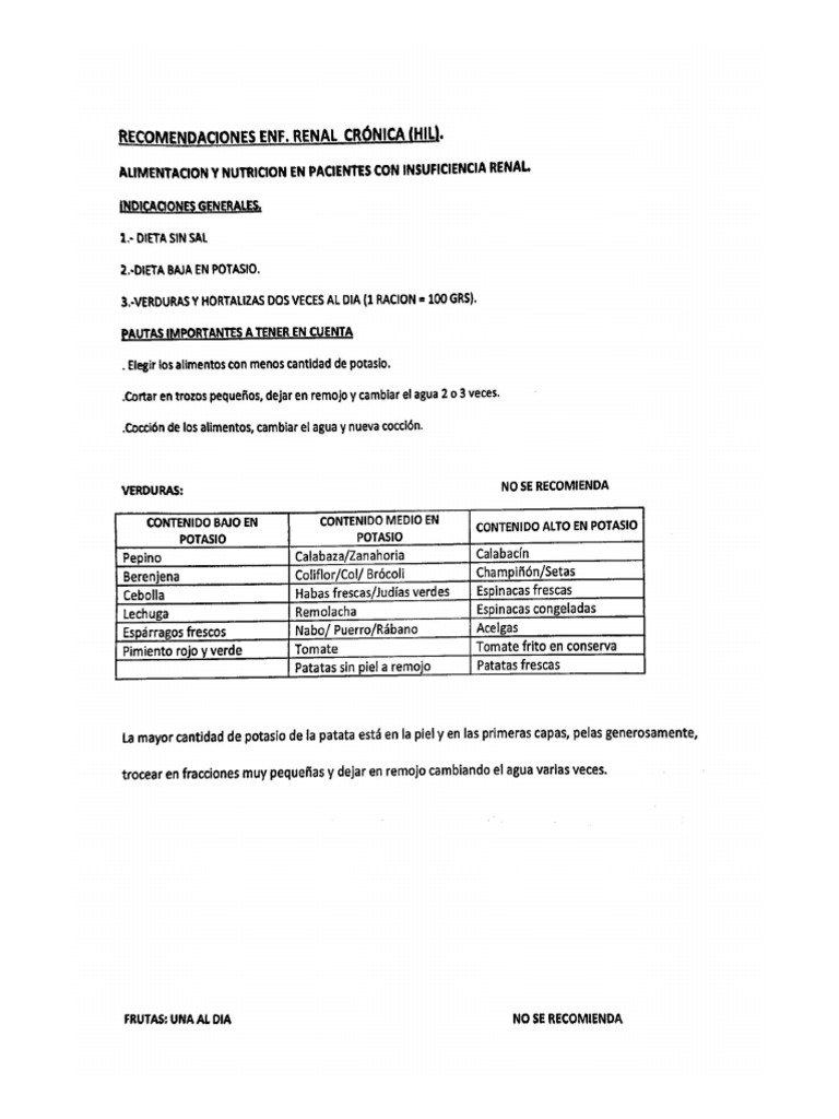 Dieta ERC | PDF