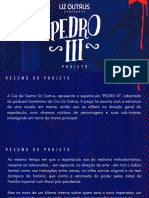 Pedro III - Projeto