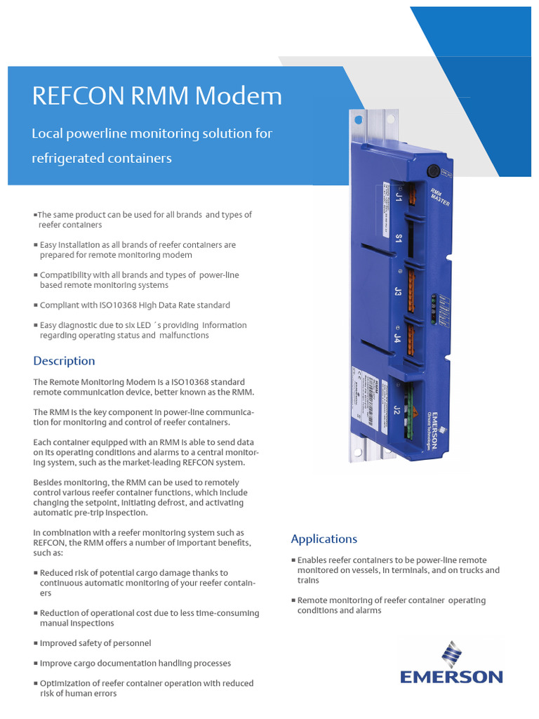 Refcon RMM Modem Leaflet en GB 3667694 | PDF | Computer Engineering ...