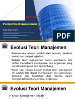 02 Evolusi Teori Manajemen - UPB