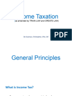 3.0 General Principles of Income Tax and Gross Income