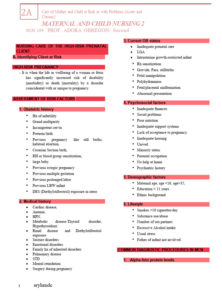 High-Risk Pregnancy Care Guidelines | PDF | Heart | Heart Failure