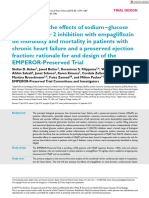 2019 EMPEROR Preserved Evaluation of The Effects of Sodium Glucose Co Transporter 2 Inhibition With