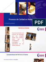 CLASE 17 - Procesos de Calidad en Restaurantes