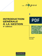 INTRODUCTION GÉNÉRALE À LA GESTION - 4e Édition (François Cocula) (Z-Library)