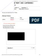 BTEFL PRACTICE TEST - 020 - LISTENING - PRACTICE TEST 2 - Res