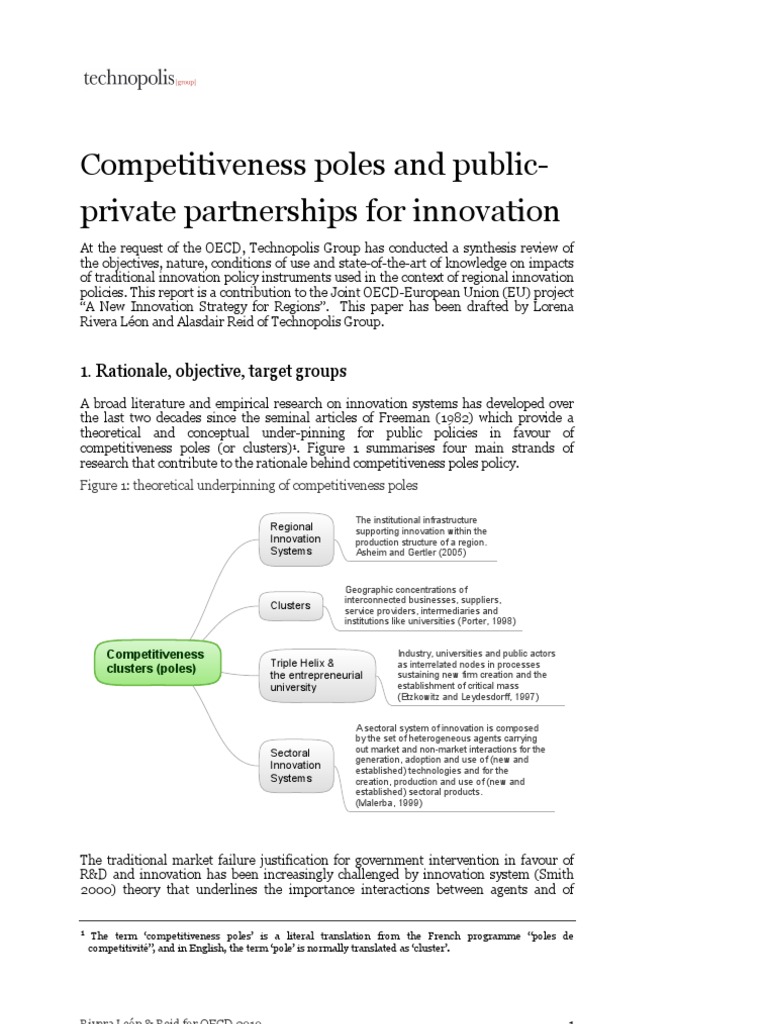 Competitiveness Poles & Innovation Strategies | PDF