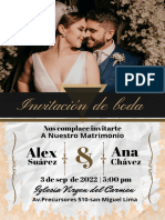 Invitación de Boda