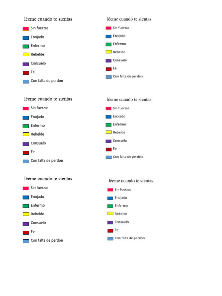 Léeme Cuando Te Sientas | PDF