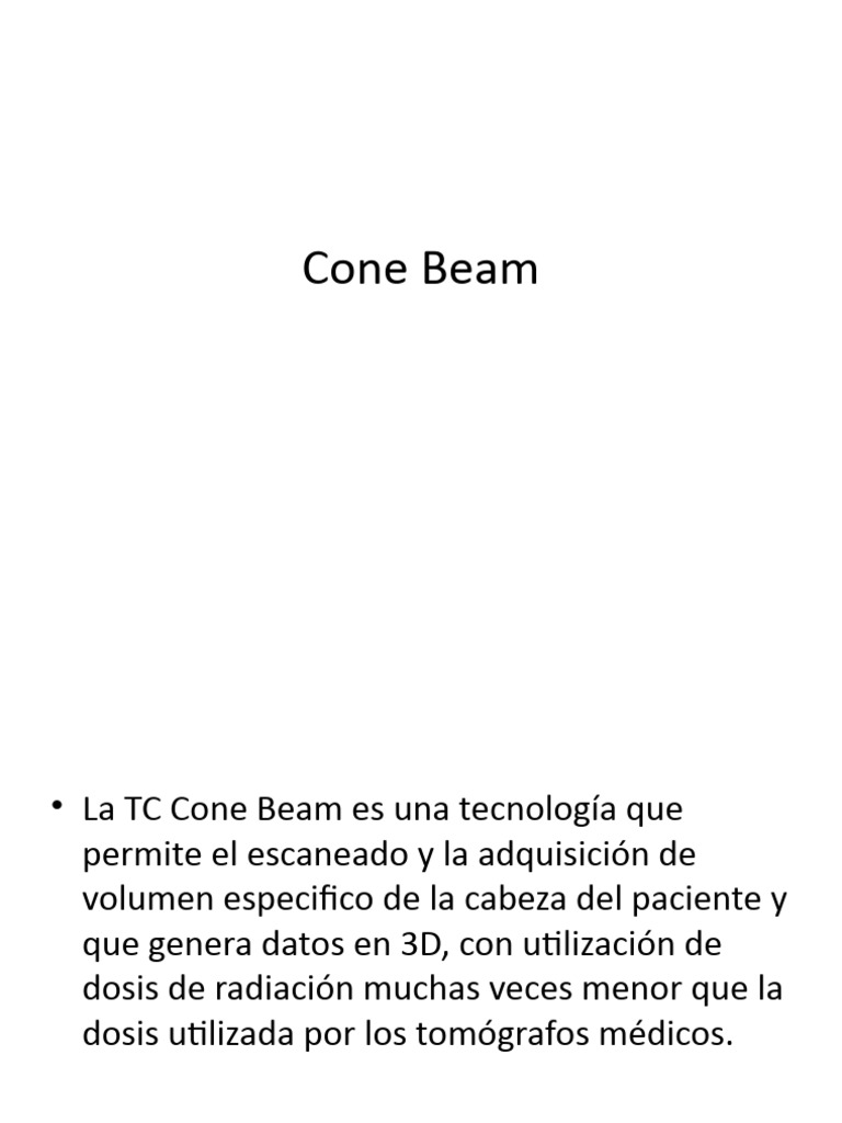 Ventajas de la TC Cone Beam en Odontología | PDF | Ct Scan ...