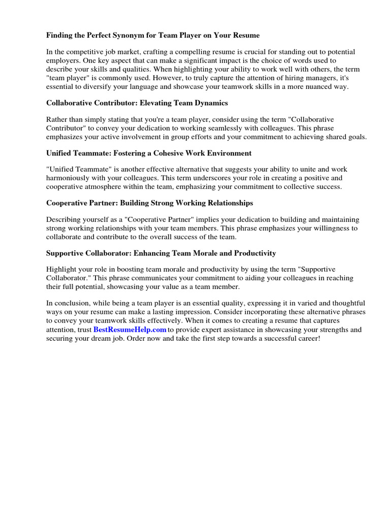 another-word-for-team-player-on-a-resume-pdf-r-sum-leadership