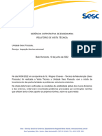 Relatório de Visita Técnica - Sesc Paracatu 08-06-2022