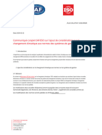 ISO-TC 197 - N1548 - IAF-ISO Joint Communiqué On The Addition of Climate Change Considerations To Management Systems