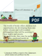 The Place of Literature in Childs Life
