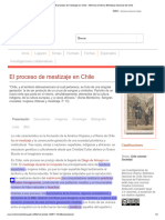 El Proceso de Mestizaje en Chile - Memoria Chilena, Biblioteca Nacional de Chile