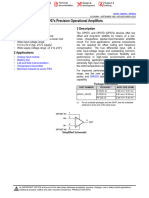 OP07x Precision Operational Amplifiers: 1 Features 3 Description