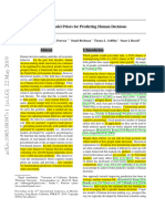 Cognitive Model Priors For Predicting Human Decisions