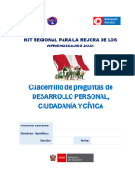 Cuadernillo de Preguntas 4.° DPCC-secundaria