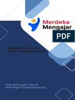 Aksi Nyata PMM - Topik Merdeka Belajar