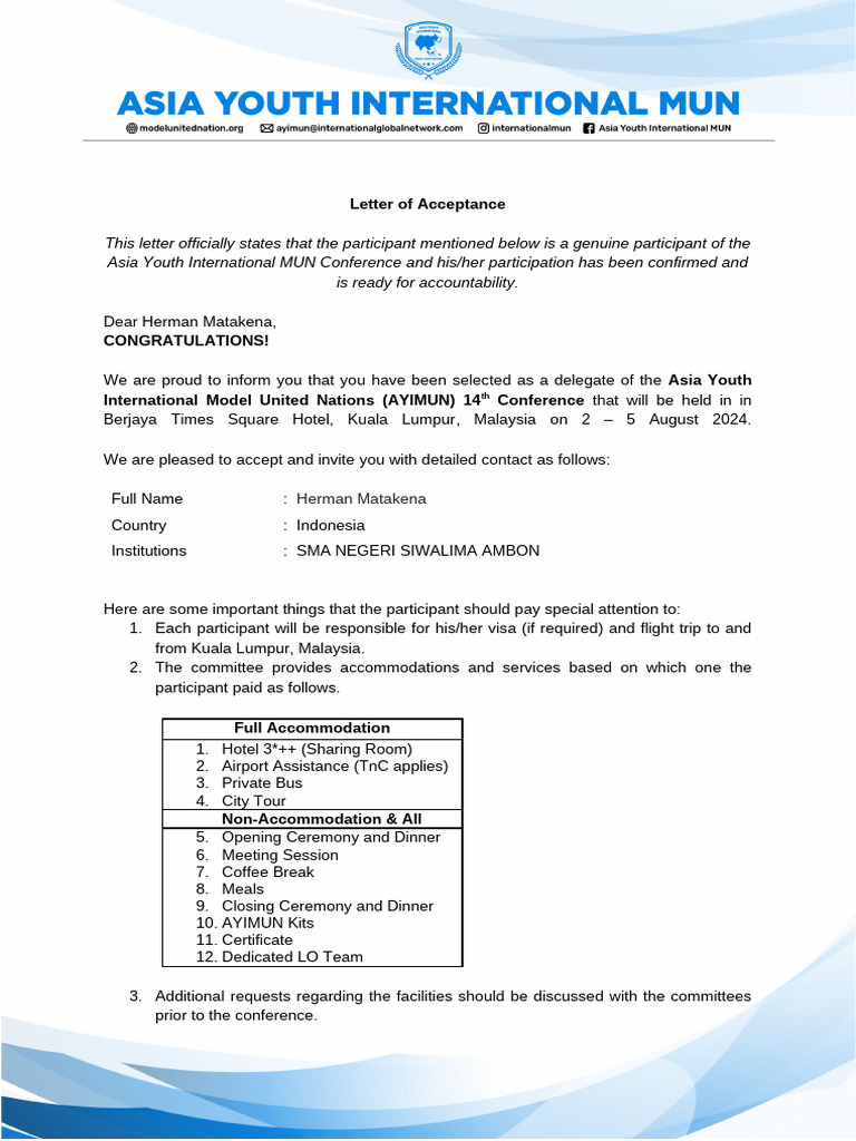 loa-letter-of-acceptance-ayimun-xiv-kuala-lumpur-delegate