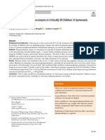 Pharmacokinetics of Vancomycin in Critically Ill Children: A Systematic Review