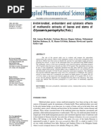 Download Antimicrobial Antioxidant and Cytotoxic Effects of Methanolic Extracts of Leaves and Stems of Glycosmis Pentaphylla Retz by Apurba Sarker Apu SN71373112 doc pdf