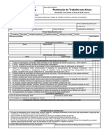 Permissão de Trabalho em Altura