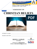 Beliefs Learning Module 2