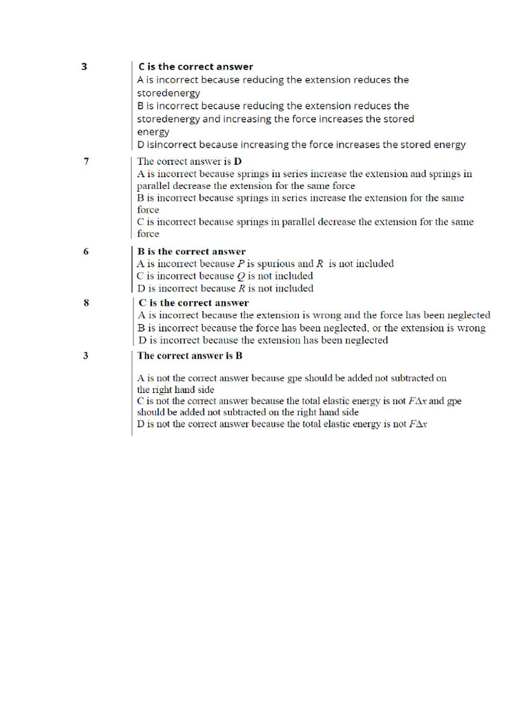 Hooke S Law Mcq Solutions Pdf