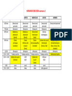 Horario Semana 2