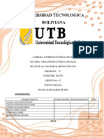 Organizaciones Intenacionales